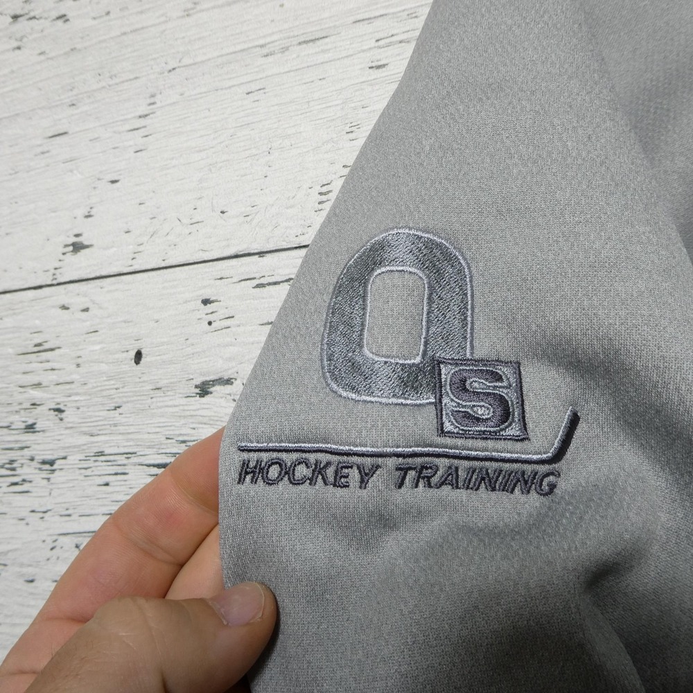 Patagonia Hoodie Womens Large Gray Hooded Full Zip Fleece QS Hockey Training - Picture 3 of 10